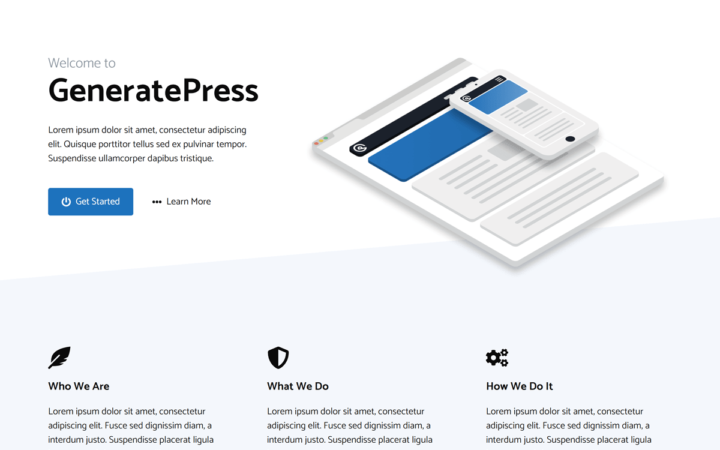 GeneratePress — тема WordPress с акцентом на простоту